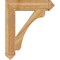 Ekena Millwork Legacy Arts & Crafts Rough Sawn Bracket, Western Red Cedar, 6"W x 30"D x 36"H BKT06X30X36LEC03RWR - alternate 3